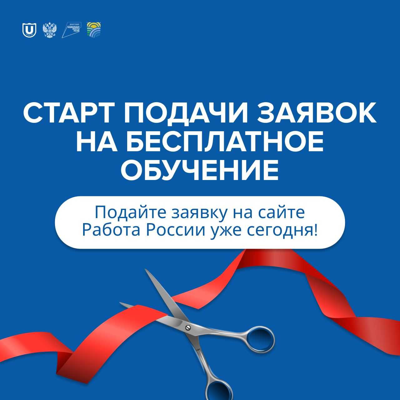 Подтверждение заявки на бесплатное обучение в проекте содействие занятости